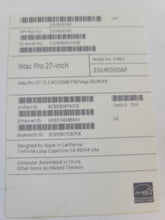 Load image into Gallery viewer, IMAC PRO 27 USED ZOUR0006F 3.2 8C/32GB/1TB/VEGA 56/WLKB