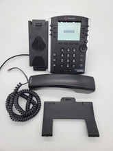 Load image into Gallery viewer, Polycom VVX 411 - VoIP phone - 3-way call - Used - Tested - No Power Supply