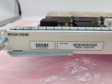Load image into Gallery viewer, Cisco RFGW-DS48 V02 LIKE NEW Universal Downstream Edge QAM Card 12RF Ports 48 QAMs Gateway 10