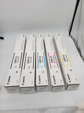 Load image into Gallery viewer, Complete set CANON GPR-55 Toner Cartridge Cyan Magenta Yellow Black W/ 2nd Black
