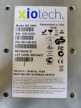 Load image into Gallery viewer, XIO-TECH -USED- ISE 2400 STORAGE ENCLOSURE - NO HDD - NO HARD DRIVES
