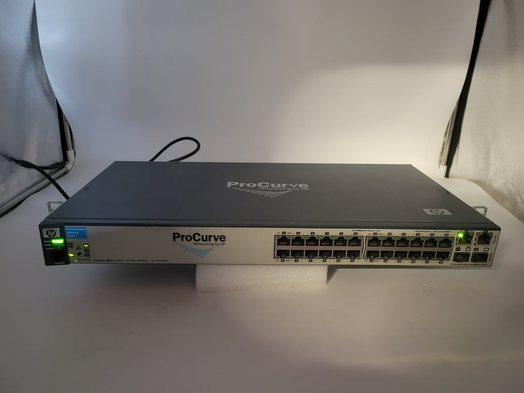 HP ProCurve USED J9085A E2610-24 24-Ports Multi Layer Stackable Managed SWITCH