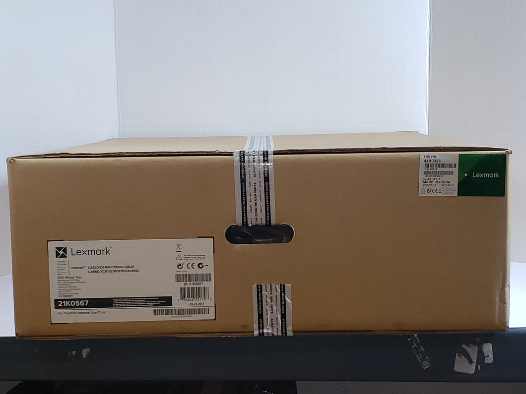 LEXMARK -NEW- 41X0326  a laser printer's 550-sheet tray.