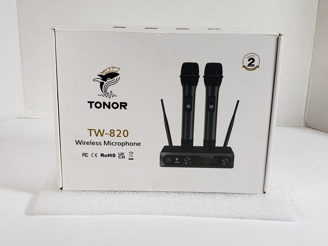 TONOR -NEW OTHER- TW-820 Wireless Microphone Metal Dual Professional