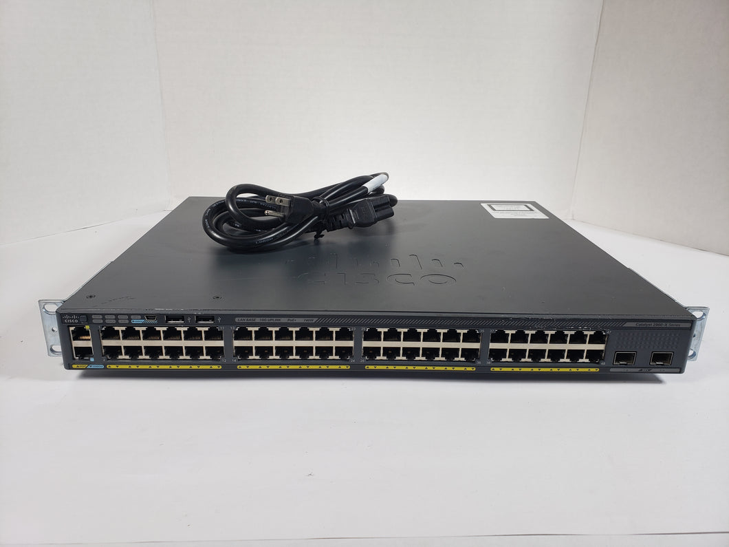 CISCO - USED- WS-C2960X-48FPD-L+C2960X-STACK