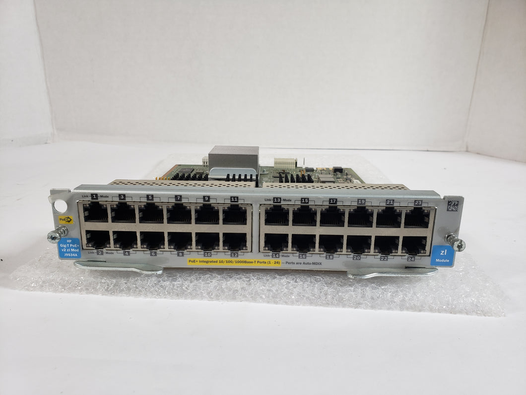 HP -USED- J9534A 24-PORT 10/100/1000 Poe Module