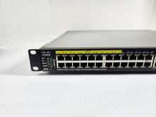 Load image into Gallery viewer, CISCO -USED- SG550X-48MP-K9 48 Gigabit PoE+ and 4 10Gig Ethernet Ports, 740w PoE
