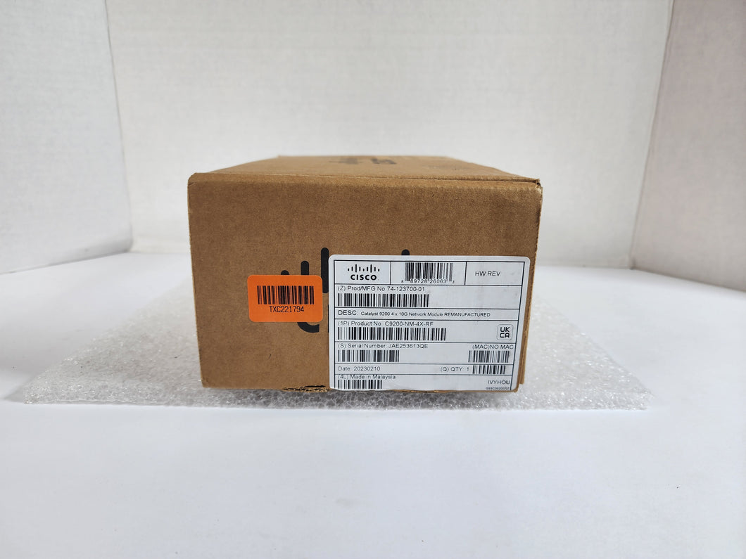 Cisco -USED- C9200-NM-4X 10G Network Module.