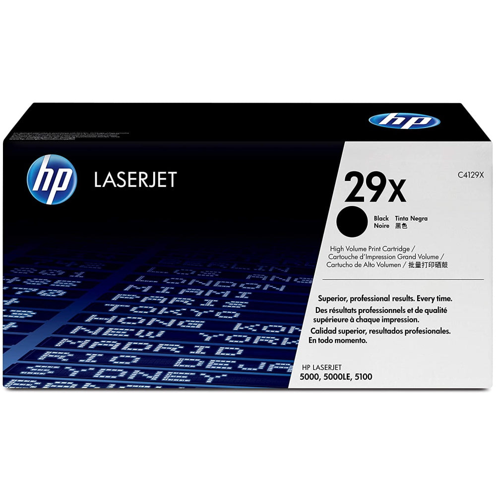 HP Genuine OEM -NEW IN BOX- 29X C4129X Black High-Capacity Toner Cartridge