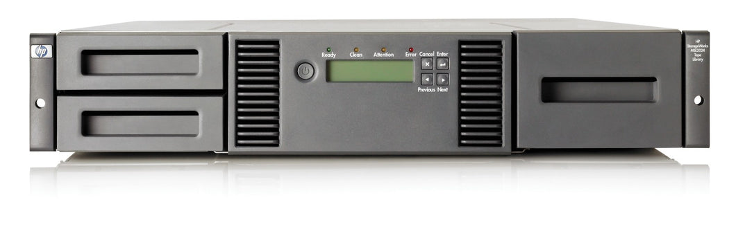 HPE USED StorageWorks MSL2024 24 Slot Tape Library - NO DRIVES