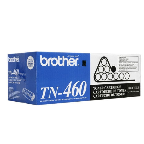 GENUINE Brother TN460 High-yield Toner, Black, Yields approx. 6,000 pages‡