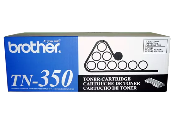 GENUINE Brother TN350 2500 Pages Toner Cartridge - Black
