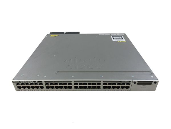 CISCO -USED- WS-C3850-48P-L Layer 3 Managed Gigabit Ethernet Network Switch