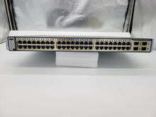 Load image into Gallery viewer, Cisco Catalyst WS-C3750G-48PS-E V08 USED- TESTED WITH POWER SUPPLY
