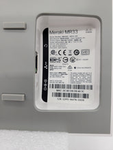 Load image into Gallery viewer, Cisco Meraki MR33-HW Cloud Managed Wireless Access Point
