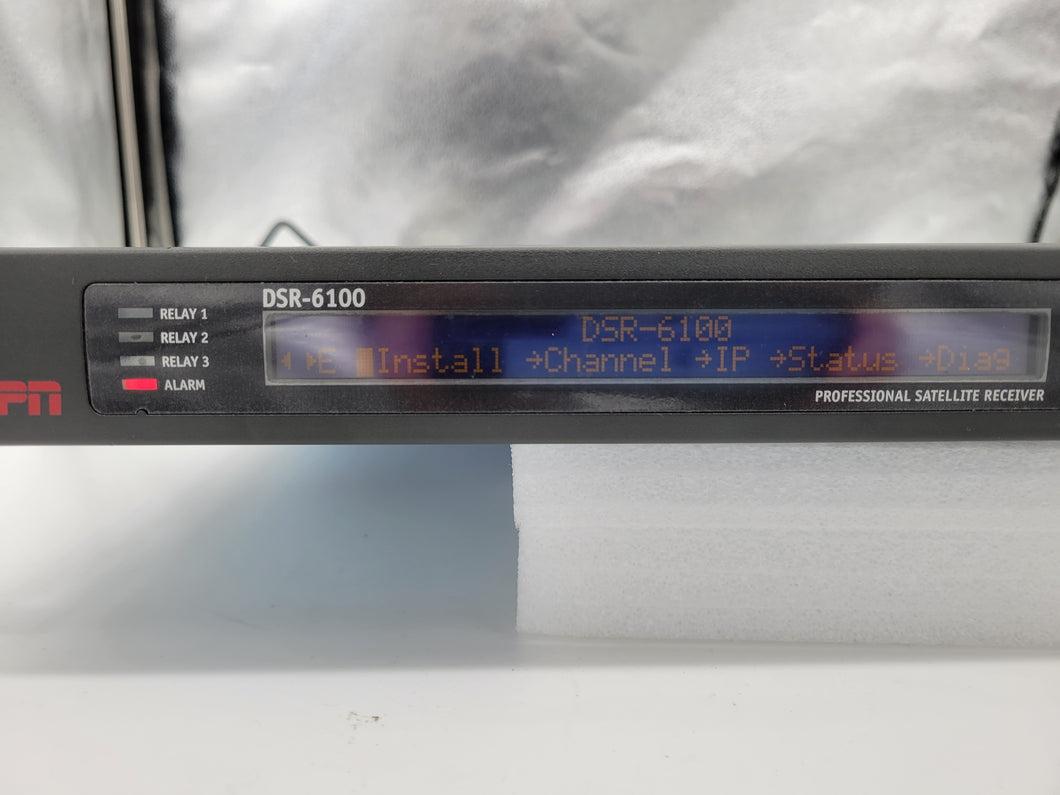 ARRIS DSR-6100 COMMERCIAL INTEGRATED RECEIVER/TRANSCODER TESTED WITH POWER SUPPLY