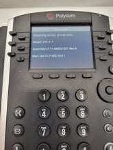 Load image into Gallery viewer, Polycom VVX 411 - VoIP phone - 3-way call - Used - Tested - No Power Supply
