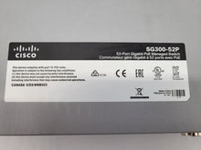 Load image into Gallery viewer, Cisco SG300-52P-K9 V03 USED-TESTED Gigabit PoE+ Managed Switch
