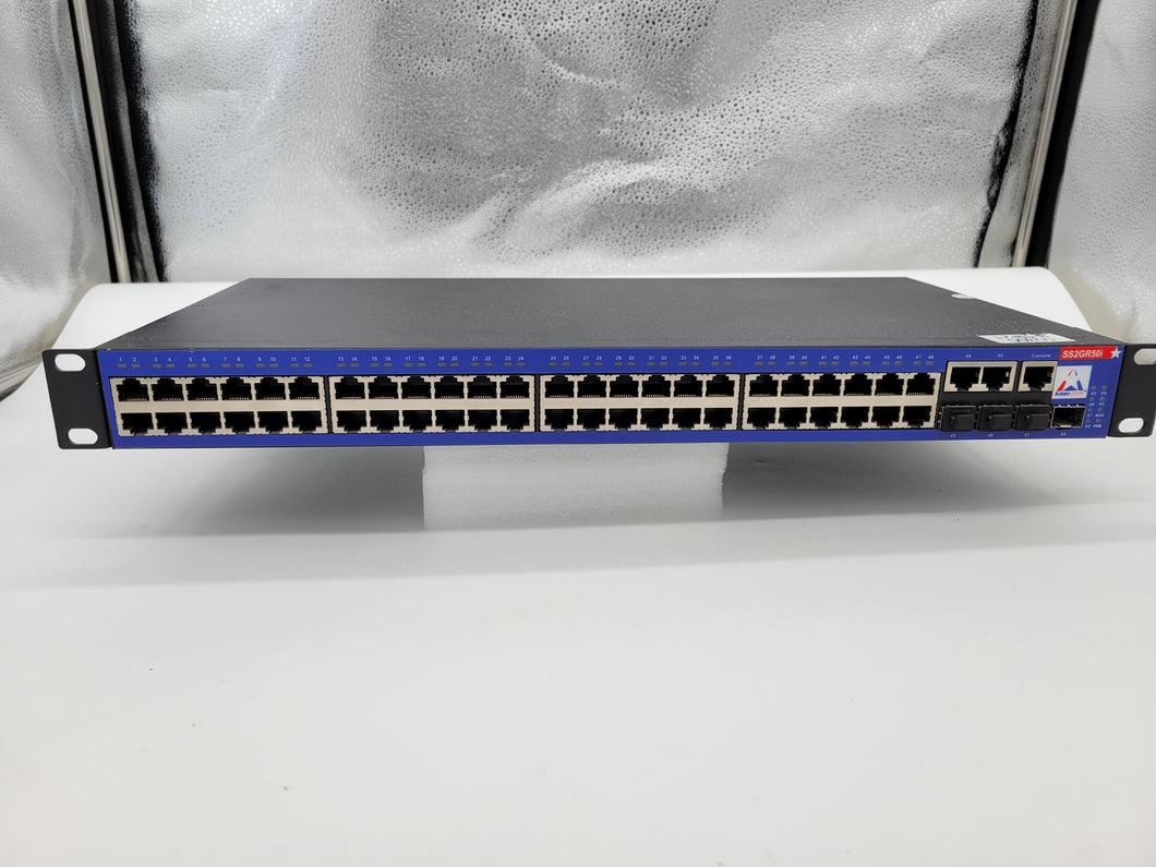 AMER NETWORKS SS2GR50i R3.0 USED-TESTED LAYER 2 MANAGED GIGABIT POE SWITCH