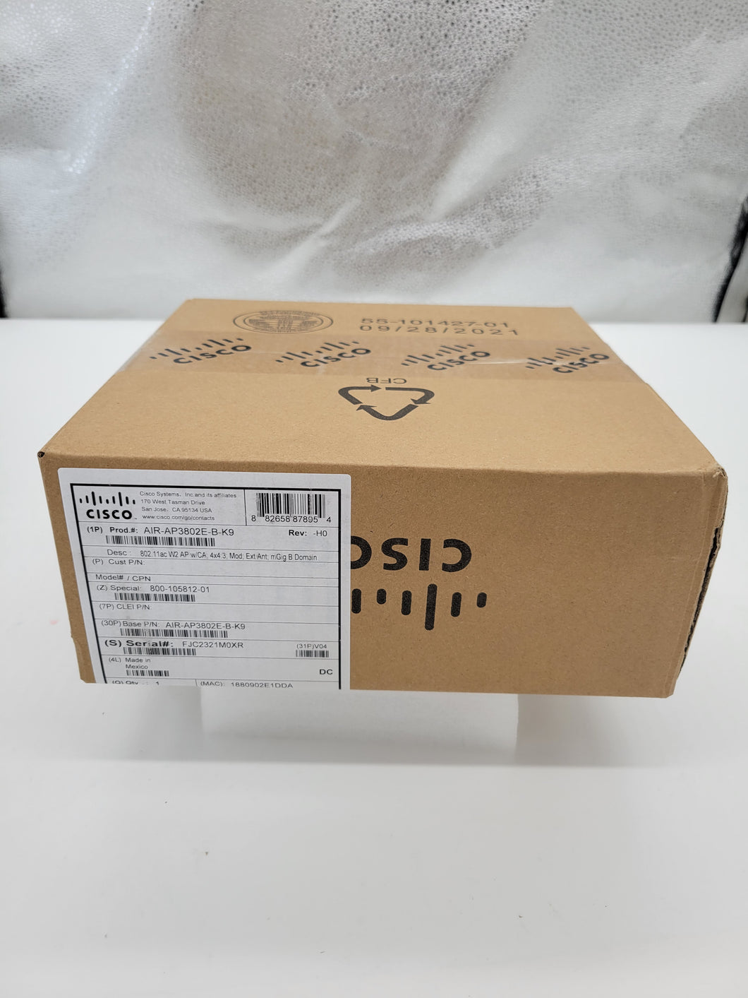 CISCO AIR-AP3802E-B-K9 NEW UNOPENED BOX