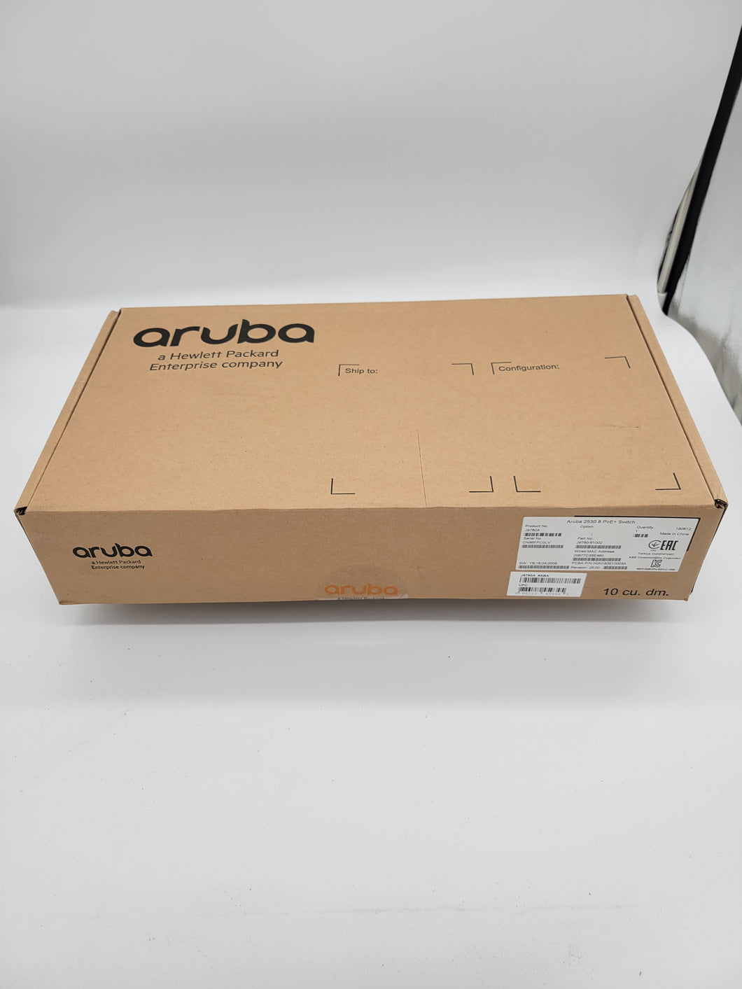 HPE J9780A -NEW IN BOX- 2530 Series 2530-8-PoE