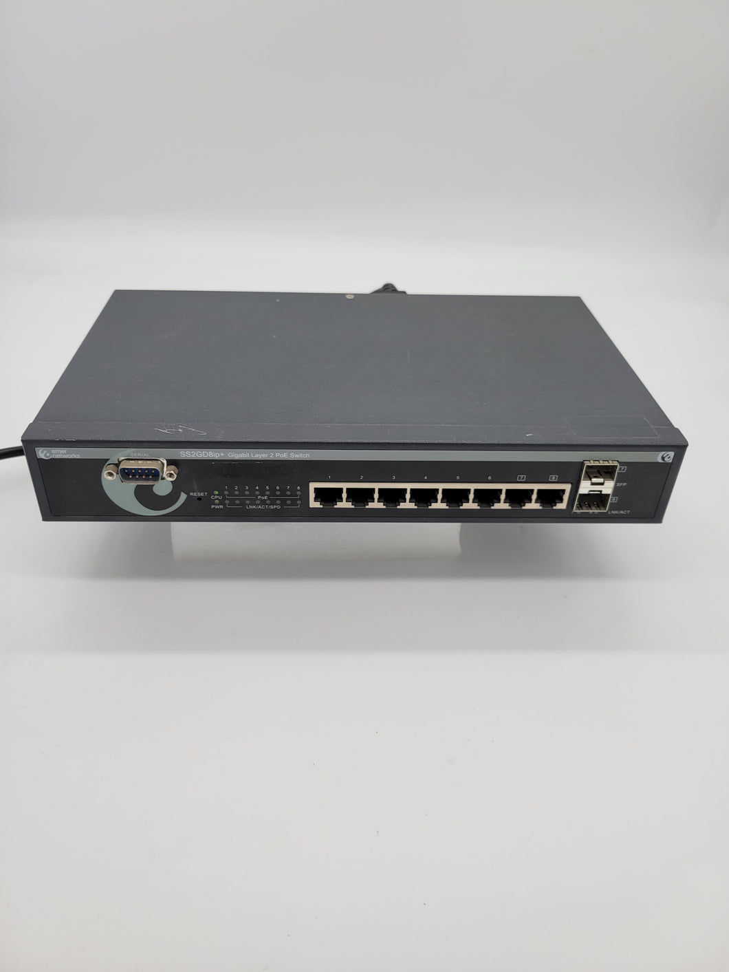 AMER NETWORKS SS2GD8IP+ 8-PORT GIGABIT LAYER 2 SWITCH w POE