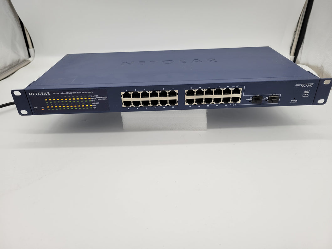 NetGear GS724T V3 ProSafe 724 24 Port Smart Switch RMK