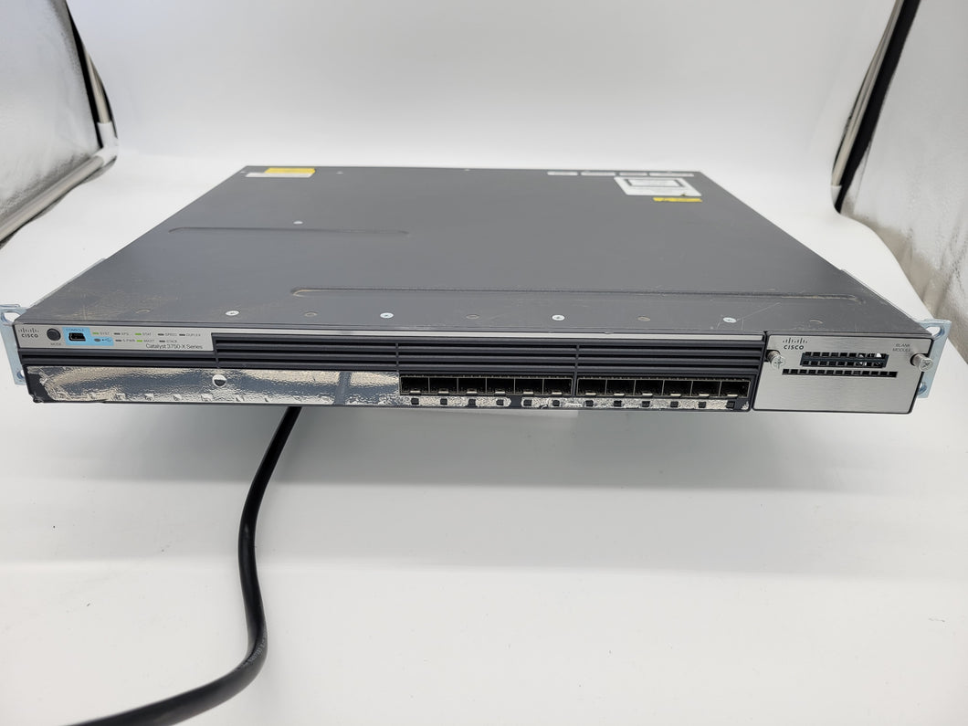 CISCO WS-C3750X-12S-E V05 Catalyst Switch 12 Port GIGABIT MANAGED SWITCH