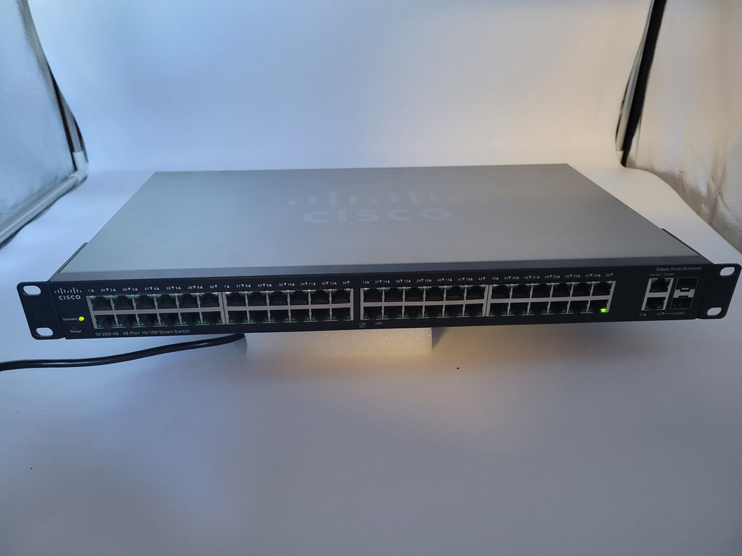 Cisco SF200-48 SLM248GT USED-TESTED Rack-mountable Ethernet Switch