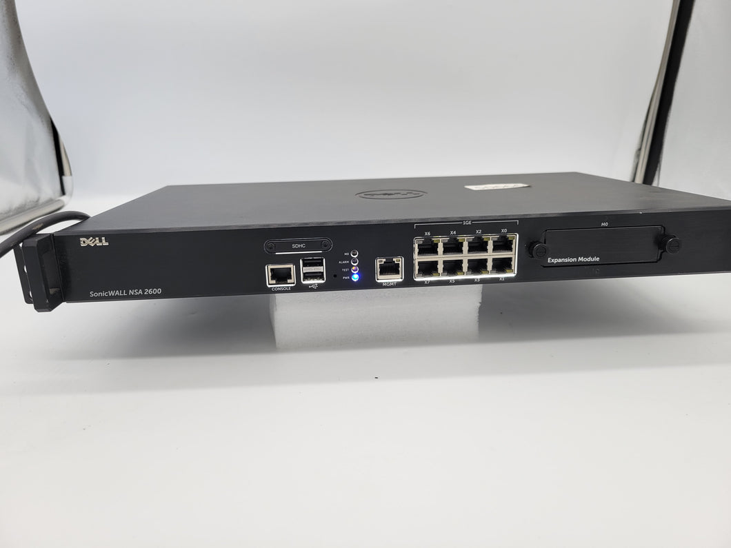 SonicWall NSA 2600 Rack-Mountable Network Security Firewall Appliance