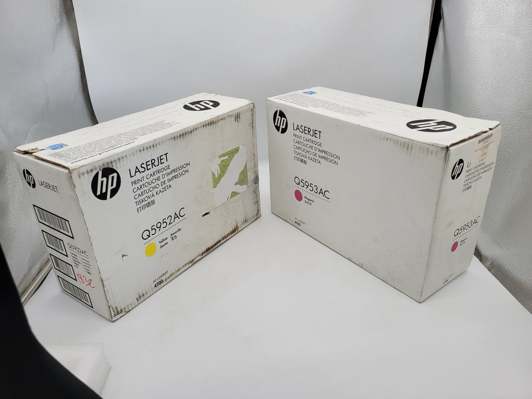 HP LASERJET TONER NEW UNOPENED BOX Q5952AC - Q5953AC