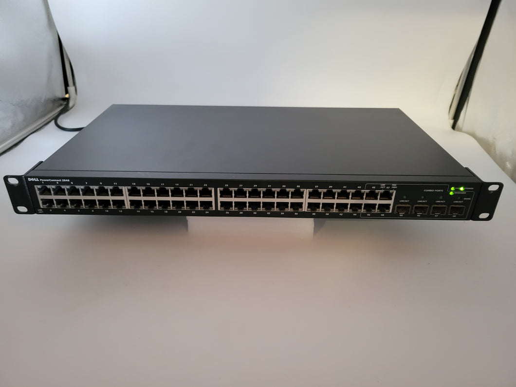 Dell PowerConnect 2848 USED - TESTED F496K 48-Ports Gigabit Managed Ethernet Switch